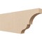 Ekena Millwork 2in. W x 8in. H x 20in. L Asheboro Woodgrain TimberThane Rafter Tail, Primed Tan RFTUR02X08X20ASHRCPR - alternate 1